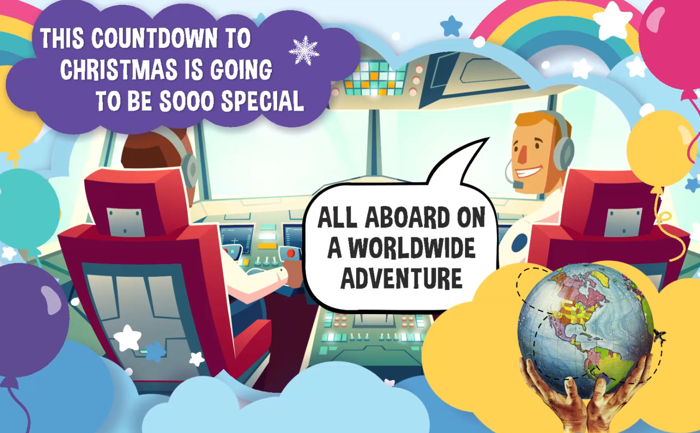 My World Advent Calendar 2025 - visit 24 countries, explore different cultures, create original Arts & Crafts from each country! Ages 9+ Includes a Printed Guide