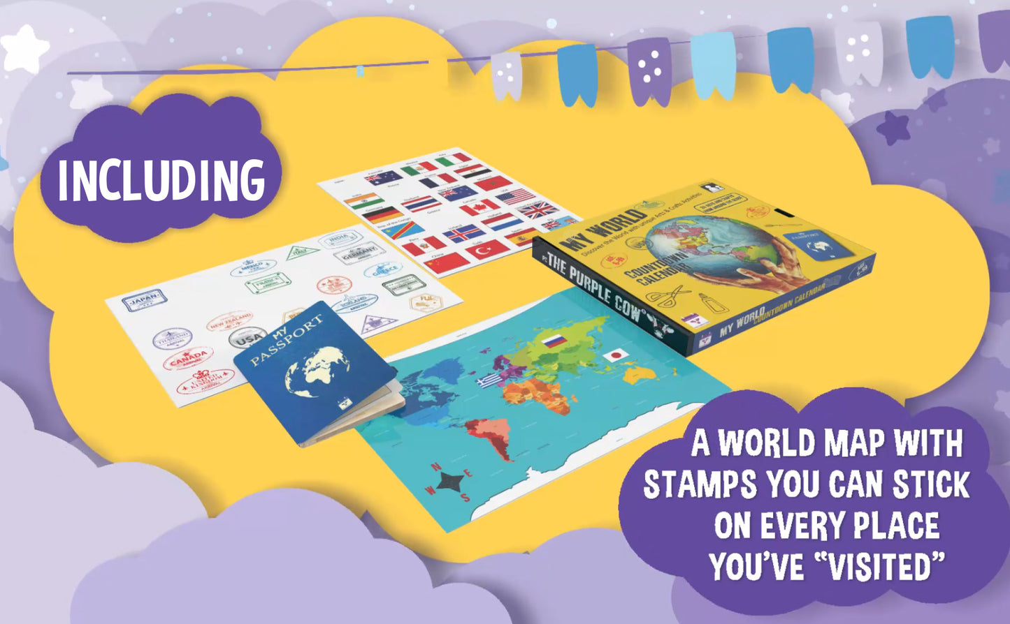 My World Advent Calendar 2025 - visit 24 countries, explore different cultures, create original Arts & Crafts from each country! Ages 9+ Includes a Printed Guide
