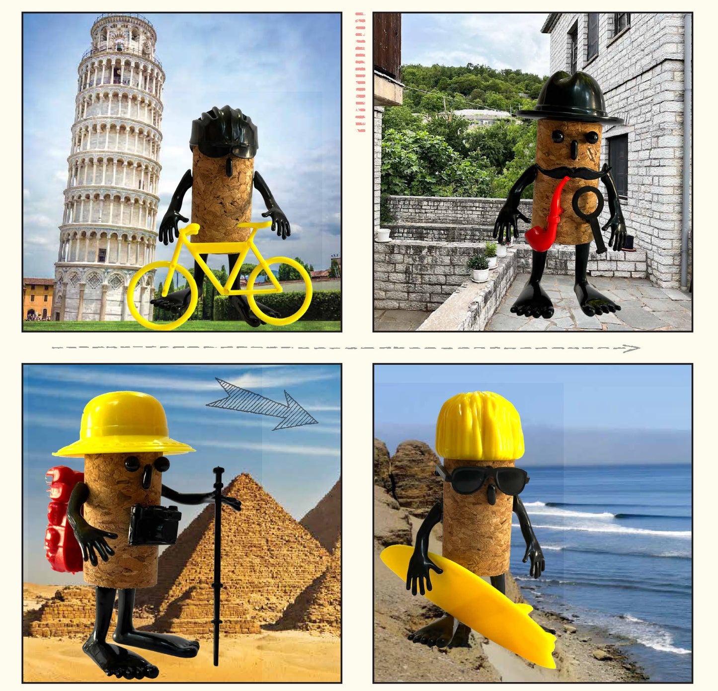 Meet the Corkish & Co.'s countdown Calendar! An amazing collection of 24 unique cork figurines. Open up the daily box to discover a new, adorable Corkish character. Age 13 and above. Gender neutral.